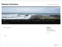 Tablet Screenshot of passionogkarriere.wordpress.com