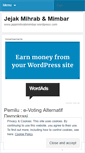Mobile Screenshot of jejakmihrabmimbar.wordpress.com