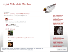 Tablet Screenshot of jejakmihrabmimbar.wordpress.com