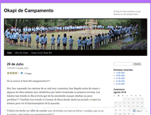 Tablet Screenshot of okapidecampamento.wordpress.com