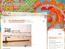 Tablet Screenshot of julyannmugot.wordpress.com