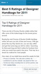 Mobile Screenshot of handbagsreviews47.wordpress.com