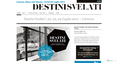 Desktop Screenshot of destinisvelati.wordpress.com