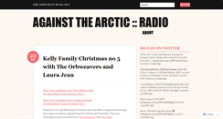 Desktop Screenshot of againstarctic.wordpress.com
