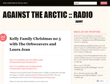 Tablet Screenshot of againstarctic.wordpress.com