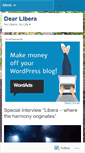 Mobile Screenshot of dearlibera.wordpress.com