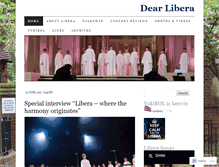 Tablet Screenshot of dearlibera.wordpress.com