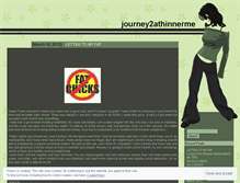 Tablet Screenshot of journey2athinnerme.wordpress.com