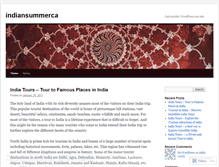 Tablet Screenshot of indiansummerca.wordpress.com