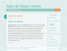 Tablet Screenshot of in.bancdebinaryforum.wordpress.com