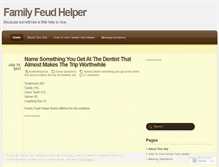 Tablet Screenshot of familyfeudhelper.wordpress.com