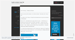 Desktop Screenshot of ibuildabody.wordpress.com