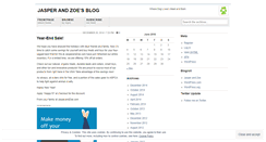 Desktop Screenshot of jasperandzoe.wordpress.com