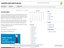Tablet Screenshot of jasperandzoe.wordpress.com