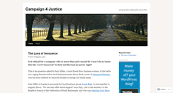 Desktop Screenshot of campaign4justice.wordpress.com