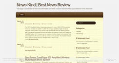 Desktop Screenshot of newskind.wordpress.com