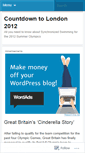 Mobile Screenshot of countdowntolondon2012.wordpress.com