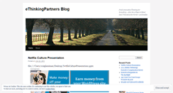 Desktop Screenshot of ethinkingpartner.wordpress.com