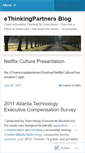 Mobile Screenshot of ethinkingpartner.wordpress.com