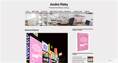 Desktop Screenshot of andinirizky.wordpress.com