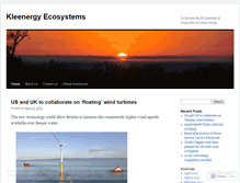 Tablet Screenshot of kleenergyecosystems.wordpress.com