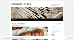 Desktop Screenshot of inretrospectphoto.wordpress.com