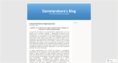 Desktop Screenshot of danielarebora.wordpress.com