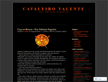 Tablet Screenshot of cavaleirovalente.wordpress.com