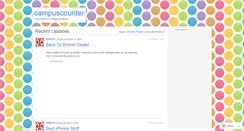 Desktop Screenshot of campuscounter.wordpress.com