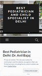 Mobile Screenshot of bestpediatricianindelhi.wordpress.com