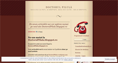 Desktop Screenshot of doctorulpilula.wordpress.com