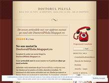 Tablet Screenshot of doctorulpilula.wordpress.com