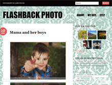 Tablet Screenshot of flashbackphoto.wordpress.com