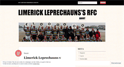 Desktop Screenshot of limerickleprechauns.wordpress.com