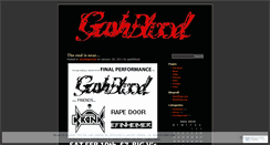 Desktop Screenshot of gashblood.wordpress.com