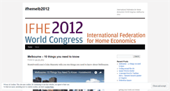 Desktop Screenshot of ifhemelb2012.wordpress.com