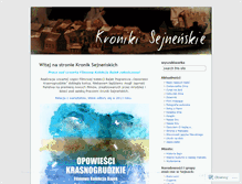 Tablet Screenshot of kronikisejnenskie.wordpress.com