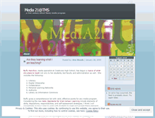 Tablet Screenshot of mymedia21.wordpress.com