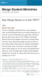 Mobile Screenshot of mergeym.wordpress.com
