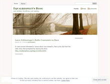 Tablet Screenshot of equalrespect.wordpress.com