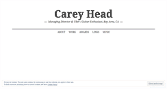 Desktop Screenshot of careyhead.wordpress.com