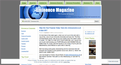 Desktop Screenshot of eminencemagazine.wordpress.com