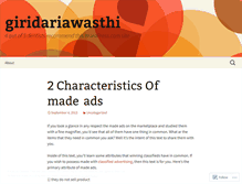 Tablet Screenshot of giridariawasthi.wordpress.com