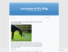 Tablet Screenshot of laurenberry18.wordpress.com