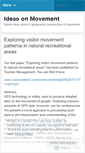 Mobile Screenshot of ideasonmovement.wordpress.com