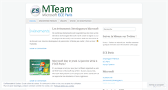 Desktop Screenshot of mteamece.wordpress.com