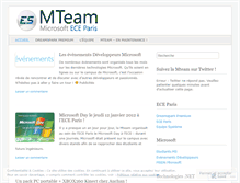 Tablet Screenshot of mteamece.wordpress.com