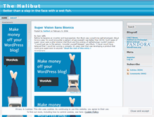 Tablet Screenshot of halibut.wordpress.com