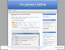 Tablet Screenshot of jimlahman.wordpress.com