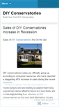 Mobile Screenshot of diyconservatories.wordpress.com